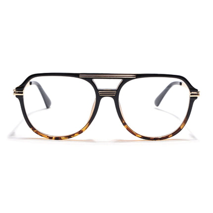 EyeJack Titex Demi Brown Wayfarer Eyeglasses for Men & Women (18902CL269-C10)