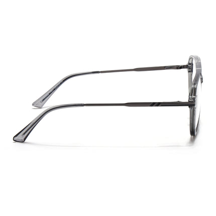 EyeJack Titex Shine Grey Wayfarer Eyeglasses for Men & Women (18903CL352-C5)
