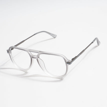 EyeJack Titex Matt Grey Wayfarer Eyeglasses for Men & Women (18903CL353-C6)