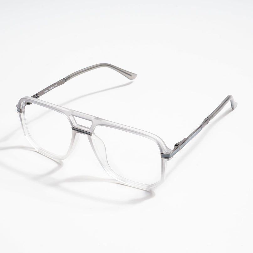 EyeJack Titex Matt Grey Wayfarer Eyeglasses for Men & Women (18904CL275-C6)