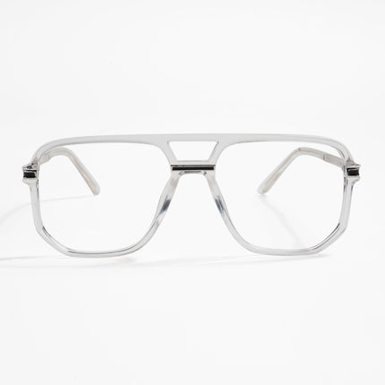 EyeJack Titex Transparent Wayfarer Eyeglasses for Men & Women (18904CL276-C7)