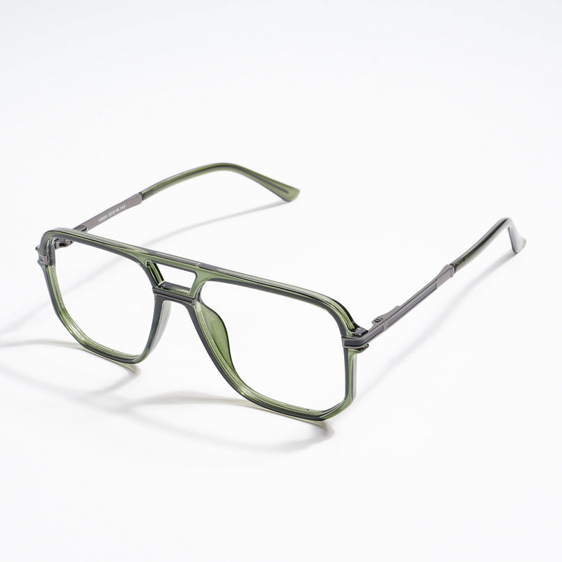 EyeJack Titex Green Wayfarer Eyeglasses for Men & Women (18904CL278-C9)