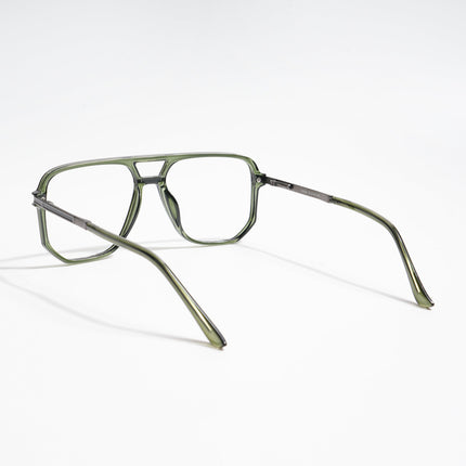 EyeJack Titex Green Wayfarer Eyeglasses for Men & Women (18904CL278-C9)