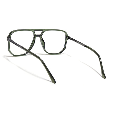 EyeJack Titex Green Wayfarer Eyeglasses for Men & Women (18904CL278-C9)
