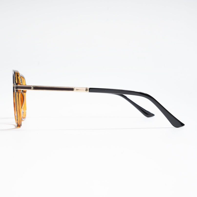 EyeJack Titex Demi Brown Wayfarer Eyeglasses for Men & Women (18904CL280-C11)