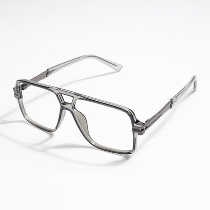 EyeJack Titex Shine Grey Wayfarer Eyeglasses for Men & Women (18905CL285-C5)