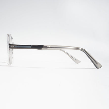 EyeJack Titex Matt Grey Wayfarer Eyeglasses for Men & Women (18905CL286-C6)
