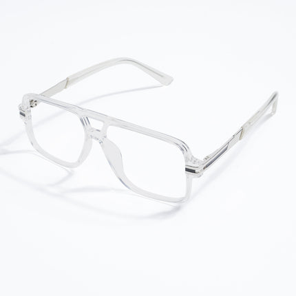 EyeJack Titex Transparent Wayfarer Eyeglasses for Men & Women (18905CL287-C7)
