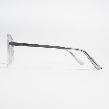 EyeJack Titex Matt Grey Aviator Eyeglasses for Men & Women (18906CL297-C6)
