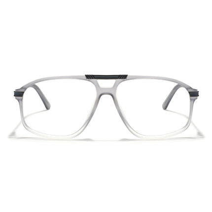 EyeJack Titex Matt Grey Aviator Eyeglasses for Men & Women (18906CL297-C6)
