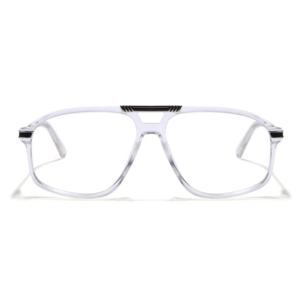 EyeJack Titex Transparent Aviator Eyeglasses for Men & Women (18906CL298-C7)