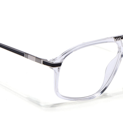 EyeJack Titex Transparent Aviator Eyeglasses for Men & Women (18906CL298-C7)