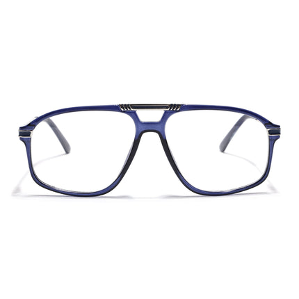 EyeJack Titex Blue Aviator Eyeglasses for Men & Women (18906CL301-C10)