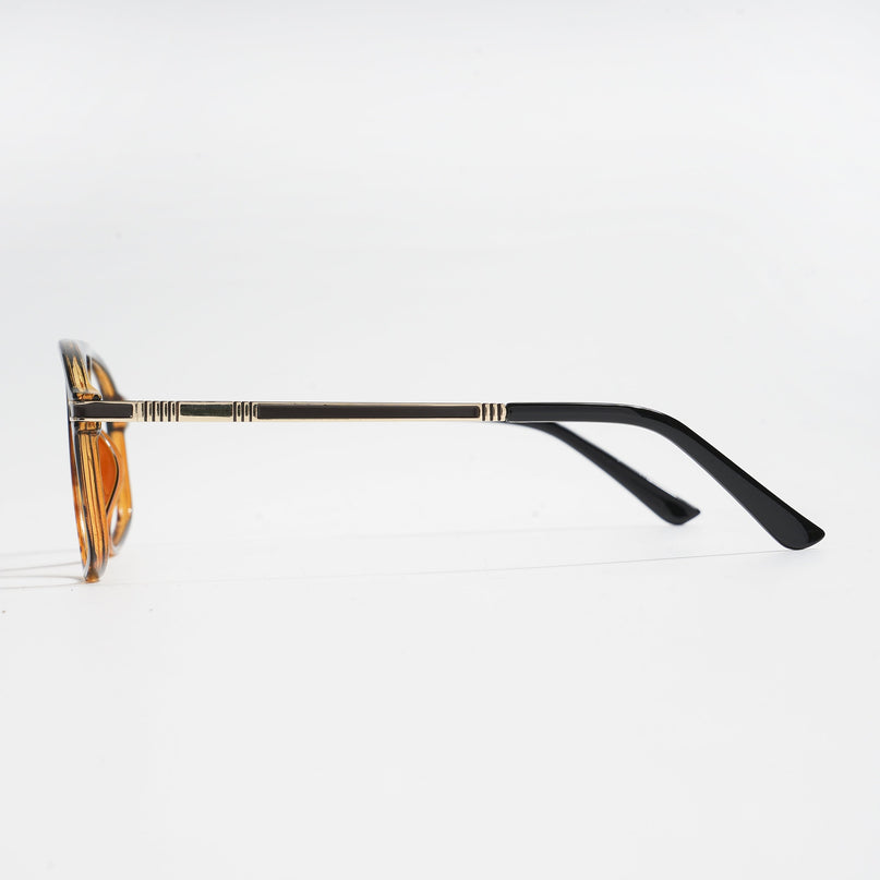 EyeJack Titex Demi Brown Aviator Eyeglasses for Men & Women (18906CL302-C11)
