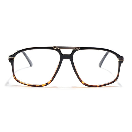 EyeJack Titex Demi Brown Aviator Eyeglasses for Men & Women (18906CL302-C11)