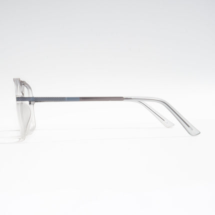 EyeJack Titex Matt Grey Wayfarer Eyeglasses for Men & Women (18907CL308-C6)