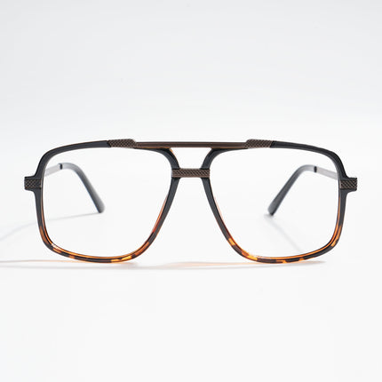 EyeJack Titex Demi Brown Wayfarer Eyeglasses for Men & Women (18907CL313-C11)