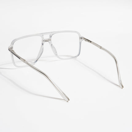 EyeJack Titex Transparent Wayfarer Eyeglasses for Men & Women (18908CL320-C7)
