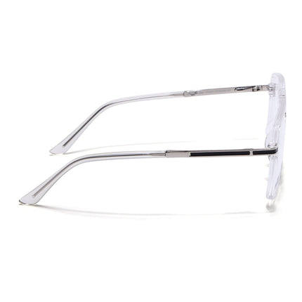 EyeJack Titex Transparent Wayfarer Eyeglasses for Men & Women (18908CL320-C7)