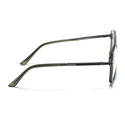 EyeJack Titex Green Wayfarer Eyeglasses for Men & Women (18908CL322-C9)