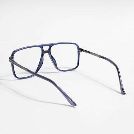 EyeJack Titex Blue Wayfarer Eyeglasses for Men & Women (18908CL323-C10)