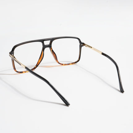 EyeJack Titex Demi Brown Wayfarer Eyeglasses for Men & Women (18908CL324-C11)