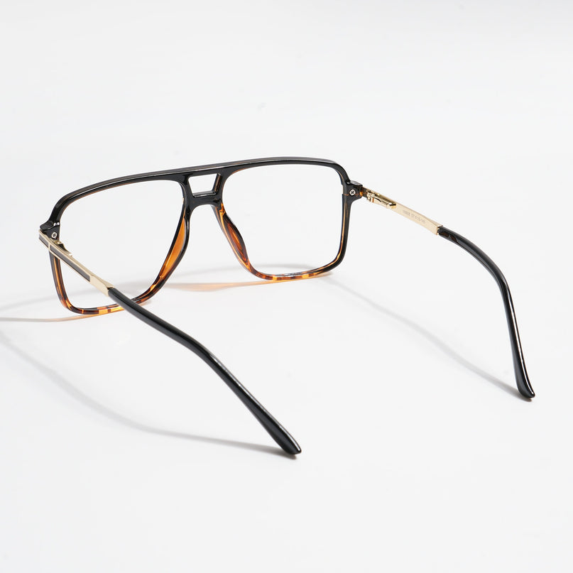 EyeJack Titex Demi Brown Wayfarer Eyeglasses for Men & Women (18908CL324-C11)