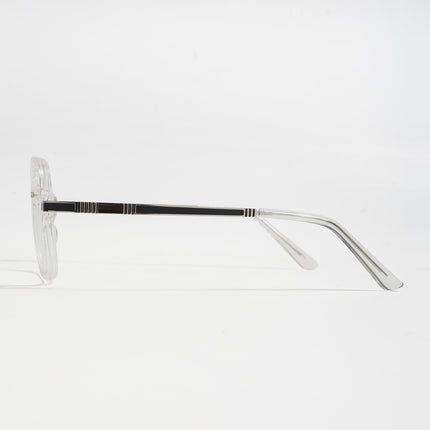EyeJack Titex Transparent Wayfarer Eyeglasses for Men & Women (18909CL331-C7)