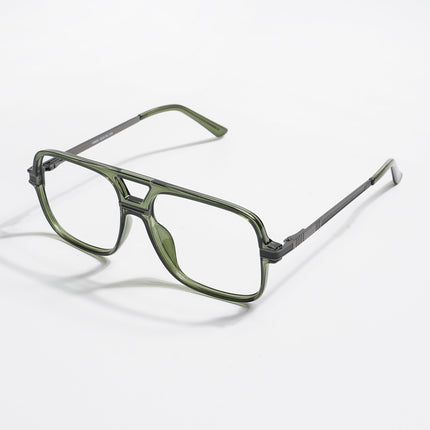 EyeJack Titex Green Wayfarer Eyeglasses for Men & Women (18909CL333-C9)