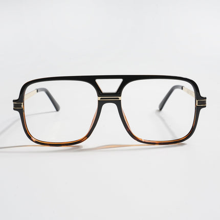 EyeJack Titex Demi Brown Wayfarer Eyeglasses for Men & Women (18909CL335-C11)