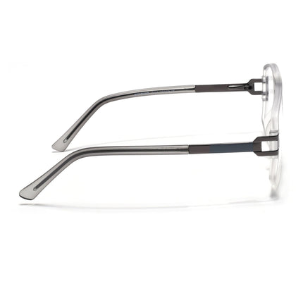 EyeJack Titex Matt Grey Wayfarer Eyeglasses for Men & Women (18910CL341-C6)