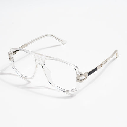 EyeJack Titex Transparent Wayfarer Eyeglasses for Men & Women (18910CL342-C7)