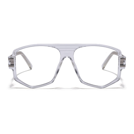 EyeJack Titex Transparent Wayfarer Eyeglasses for Men & Women (18910CL342-C7)