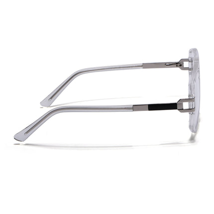 EyeJack Titex Transparent Wayfarer Eyeglasses for Men & Women (18910CL342-C7)
