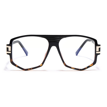 EyeJack Titex Demi Brown Wayfarer Eyeglasses for Men & Women (18910CL346-C11)