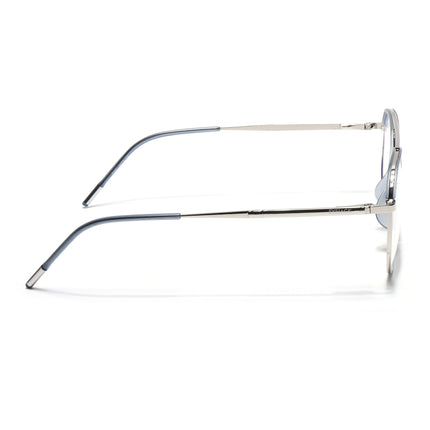Eyejack Aura Light Grey & Silver Wayfarer Eyeglasses for Men & Women (19001FCL1948-C3)