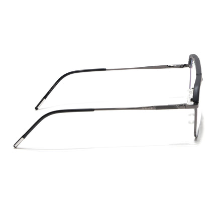 Eyejack Aura Grey & Black Wayfarer Eyeglasses for Men & Women (19005FCL1970-C1)