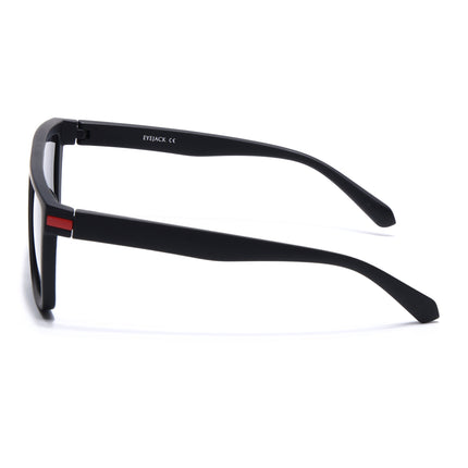 Eyejack Black & Red Square Polarized Sunglasses for Men & Women (1901PCL2051)