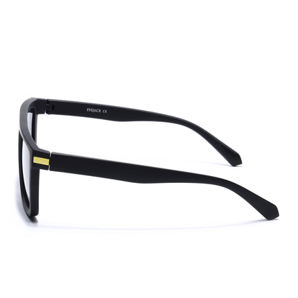 Eyejack Black & Yellow Square Polarized Sunglasses for Men & Women (1901PCL2052)