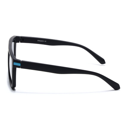 Eyejack Black & Blue Square Polarized Sunglasses for Men & Women (1901PCL2053)