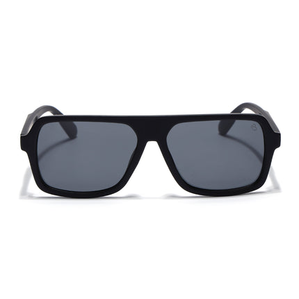 Eyejack Black Wayfarer Polarized Sunglasses for Men & Women (1904PCL2066)