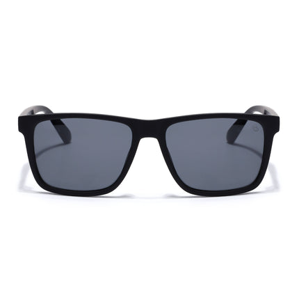 Eyejack Black Square Polarized Sunglasses for Men & Women (1905PCL2071)