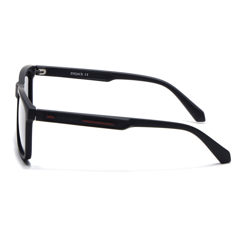 Eyejack Black Square Polarized Sunglasses for Men & Women (1905PCL2071)