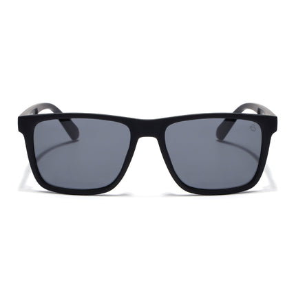 Eyejack Black Square Polarized Sunglasses for Men & Women (1905PCL2072)