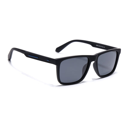 Eyejack Black Square Polarized Sunglasses for Men & Women (1905PCL2073)