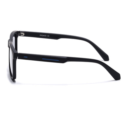 Eyejack Black Square Polarized Sunglasses for Men & Women (1905PCL2073)