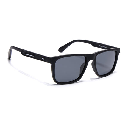 Eyejack Black Square Polarized Sunglasses for Men & Women (1905PCL2074)