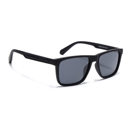 Eyejack Black Square Polarized Sunglasses for Men & Women (1905PCL2075)