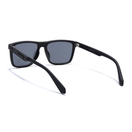 Eyejack Black Square Polarized Sunglasses for Men & Women (1905PCL2075)