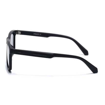 Eyejack Black Square Polarized Sunglasses for Men & Women (1905PCL2075)